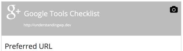 Google tools checklist example screenshot